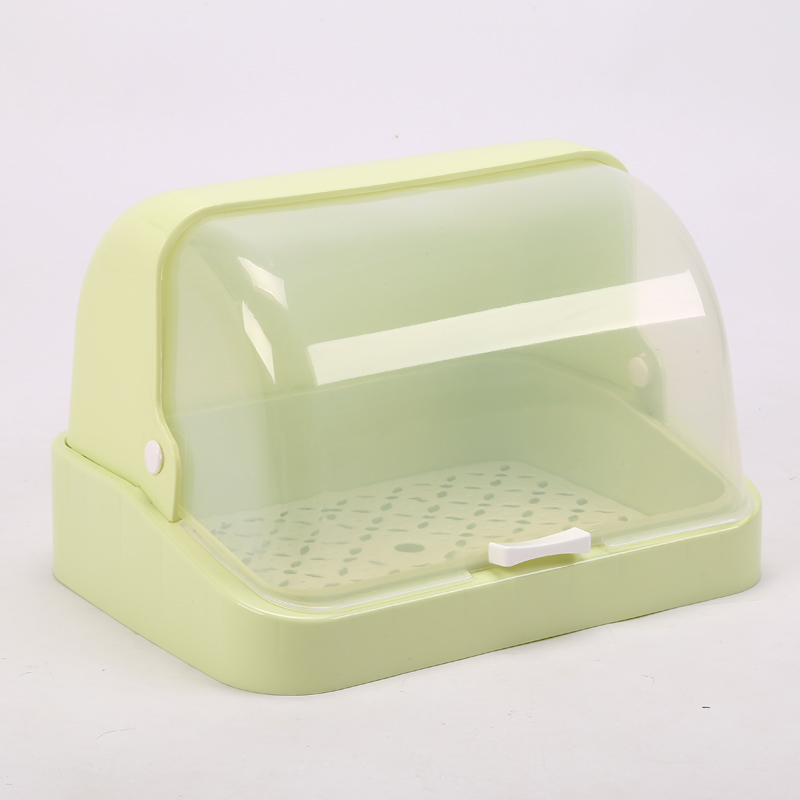 Put baby tableware dustproof storage box with lid storage box Bowl rack Drain rack Baby bottle storage box Put chopsticks