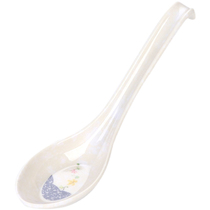 Melamine spoon Color plastic soup spoon Household hotel commercial dining utensils Ramen spoon spoon hook spoon 30pcs