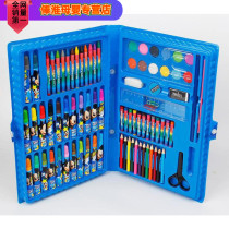 Set of box 86 set of art creative doll children drawing learning crayon toy painting full set of gift box