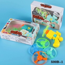 Bamboo Dragonfly Childrens Launching Gun Toys Glowing Flying Fairy Nostalgic Mens and Womens Toys Kindergarten Awards Gifts