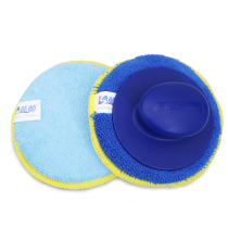 Hot selling explosive car waxing sponge car wash polishing decontamination beauty maintenance with handle waxing machine wax tool