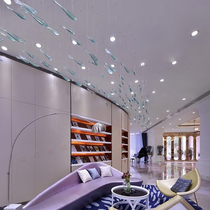Creative Marine saury sky hanging decoration mall ceiling top kindergarten corridor decoration shop decoration