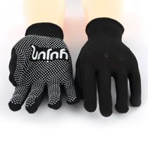 Thin glue point gloves labor protection gloves non-slip wear-resistant labor workers work protective nylon anti-static gloves