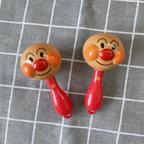 Bread Superman newborn baby hand bell sand hammer rattle soothing toy 0-6-12