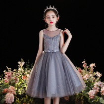 Childrens dress Princess dress summer New Style birthday party high-end catwalk little girl host dress