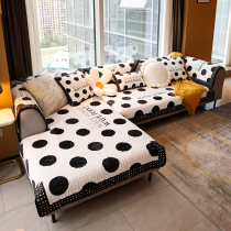 Minshun Sofa Mat All Season Universal Summer Polo Dot Sofa Mat 2021 New sofa cover Cover Scarves for the modern day
