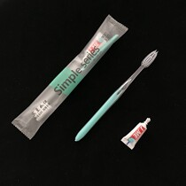 Disposable toothbrush home hospitality hotel special toiletries hotel with toothpaste set travel portable soft wool