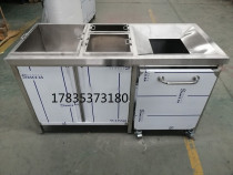 Stainless steel truck collection truck collection truck dual-purpose cart restaurant canteen garbage truck dish collection truck