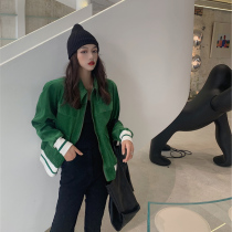 Autumn and winter 2021 temperament high-end net red chic fashion corduroy jacket fried street Joker casual jacket New