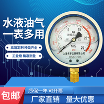 YN100 Seismic pressure gauge 0-0 6 1 6 2 5MPa water pressure hydraulic pressure gauge seismic radial installation