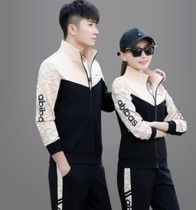 Sports three-piece set for men and women couples clothing 2021 spring and autumn Nike new products autumn Leisure set student group purchase clothing