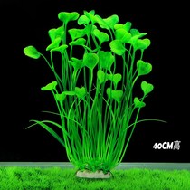 Fish tank simulation water grass decoration landscape Aquarium Kelp fake water grass lazy seagrass plastic flowers and grass front and rear scenery