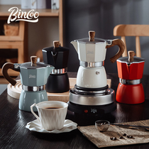 Bincoo Moka Kettle Espresso Coffee Maker Hand Flush Coffee Appliance Suit Home Boiled Coffee Concentrate Extraction Pot