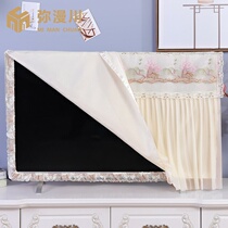Lace LCD TV Hood dust cover cover 5060 inch hanging 65 inch 55 boot does not take curved TV set