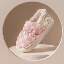 Cotton Shoes Womens Bag Heel Autumn Winter Days Indoor Cute Moon Shoes Home Plush 2022 New Gush Cotton Shoes Winter
