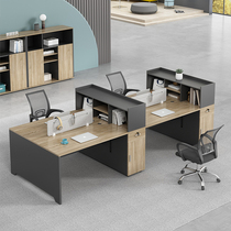 Staff Desk Chair Combination Fashion High Cabinet Screen Holder 46 Four-six working position Finance room Computer furniture