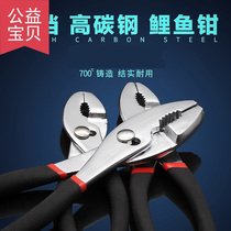 Carp pliers auto repair tools multifunctional adjustable fish tail pliers fish mouth pliers free shipping 6 8 10 inches