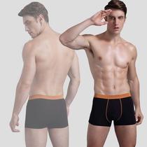 1 3 dress cotton flat angle mens pants head comfortable and breathable mid-waist large size movement upscale pants head mens underpants