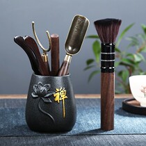 Tea ceremony 6 Gentleman 6 Gentleman suit Kung Fu tea accessories Daquan Tea needle Tea knife Tea art Tea table Tea making tools