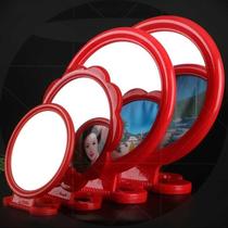 Mirror Home Small Able To Hang Old Mirror Plastic Wall-mounted Round Make-up Mirror Bedroom Desk Mirror Wedding Escort