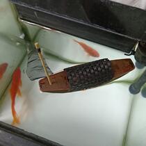 Jiangnan Shuang Boat Model Ucanopy Boat Pool Made of View Floating Retro Shaoxing Small Wooden Boat Model