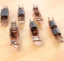 Hand-assembled Ucanopy boat model DIY boat model handmade waterland boat swing piece boat model making material