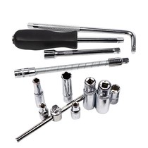 1 4 Xiaofei Hexagon Socket Wrench Auto Repair Small Quick Short Sleeve Small Inner 6 Corner Head 8 10 12 13MM