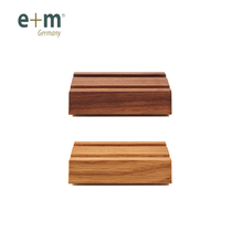 Germany e m Phone board Log mobile phone holder Shallow oak Walnut anti-slip stable multi-angle suitable for a variety of models Private custom