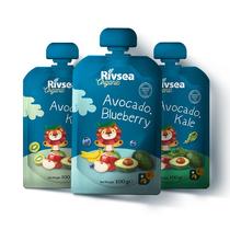 Heguangyou fruit puree avocado series baby puree 5 bags of supplementary food puree for infants and young children without adding white sugar