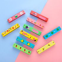 Harmonica children wooden harmonica 16 hole kindergarten Primary School students beginner playing musical instrument creative gift mouth organ