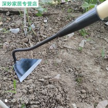 Weeding hoe-head farm with agricultural hoe hoe grass hoe Multi-purpose Dual-use Outdoor Full Steel Thickened Open Dearder