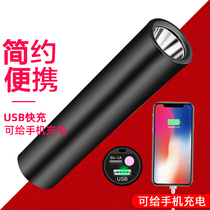 usb flashlight strong light rechargeable high brightness portable long-range multi-function household outdoor durable light mini led