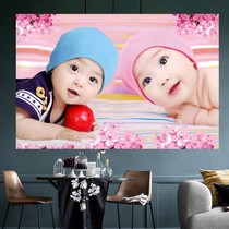 20 Doll pictures Baby pictures wall stickers Baby posters Fetal education hanging paintings Doll stickers Wedding room dragon and twin portraits