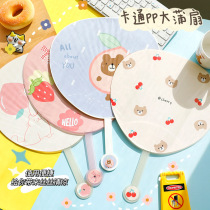 Creative Cartoon Children Fan Size Summer Students Cute Great Busfan Carry-on Portable Plastic Hand Fan Round Fan