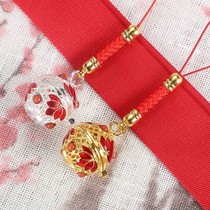 Mobile phone pendant rope sachet sack ball pendant fragrant shot ball hanging decoration small pendant cute mosquito repellent hollowed-out to be worn