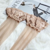 Stockings womens half-leg long tube knee-length thin breathable tube socks anti-hook silk non-slip high tube summer thigh socks