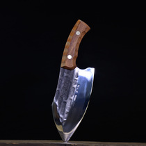 Chinese mini bone cutting knife bone knife Lady household kitchen Longquan kitchen knife hand-forged Longquan high manganese steel