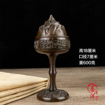 Antique Virtual Play Pure Copper Precision High-foot Dragon Bo Road Inception Furnace Creative Swing