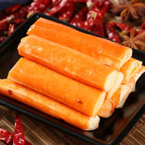 Hand torn crab meat stick instant hand tear crab stick spicy Net red snack snack snack snack food seafood cooked food