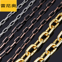 Bronze gold hanging clothing chain clothes chain decoration stainless steel chain guardrail chandelier chain chain chain steel chain iron chain