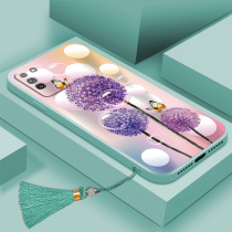 Huawei honor X10 mobile phone shell hw all-edging honor x10 straight edge liquid silicone honor x10max protective cover huawei new TEL-ANOOA ultra-thin