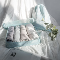 Banana Trip clothes storage bag set for business Trip portable luggage storage bag sub bag six sets