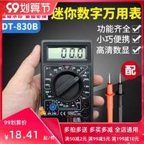 Digital multimeter mini universal meter measuring voltage resistance current diode transistor with battery meter pen
