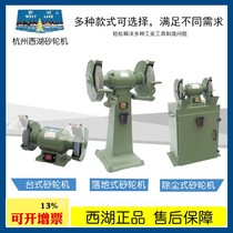Hangzhou West Lake grinder Desktop industrial dust removal polishing grinding knife vertical grinder household 380V
