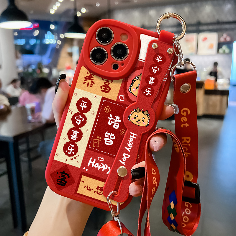 挂绳苹�果手机壳例什么选？斜挎款有哪儿里里些实用结局？