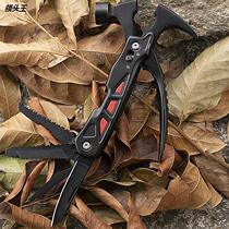 New Manufacturer Spot Multifunction Sheep Corner Hammer Camping Combination Tool Pliers Outdoor Camping On-board Maintenance Hammer