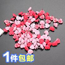 I-shaped nail glue head art nail press nail cork board nail anti-rust small pushpin plastic big head press ding needle order