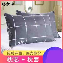 Pillow New single household sleeping artifact pillow core a pair of mounted cervical spine pillow double simple and soft