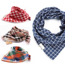 Korean Baby Triangle Towel Pure Cotton Cotton square towel Baby Saliva scarves for men and women Childrens scarves The headscarf is thin