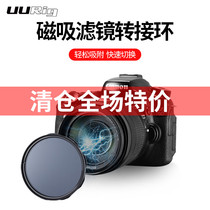 (Clearance special) UURig micro SLR camera magnetic filter adapter ring for 67mm 72mm 77mm 82mm Sony Canon Nikon universal ND reducer CP